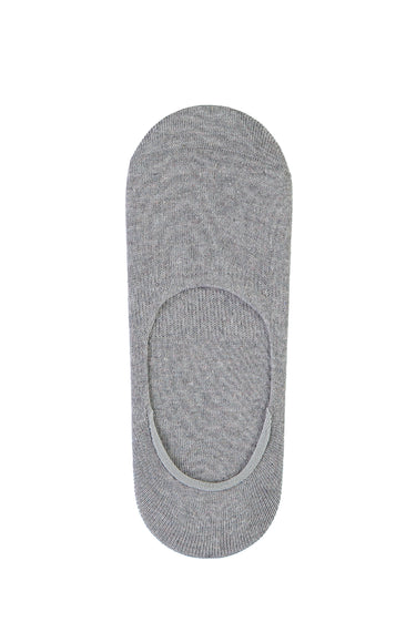 Açık Gri Melanj Loafer Çorap