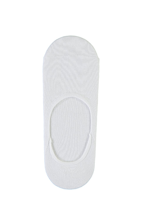 Beyaz Pamuklu Loafer Çorap