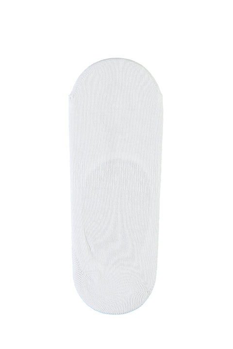 Beyaz Pamuklu Loafer Çorap
