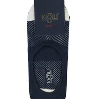 Lacivert-Beyaz 2'li Loafer Çorap Seti