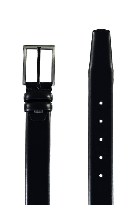 Koyu Lacivert Klasik Deri Kemer