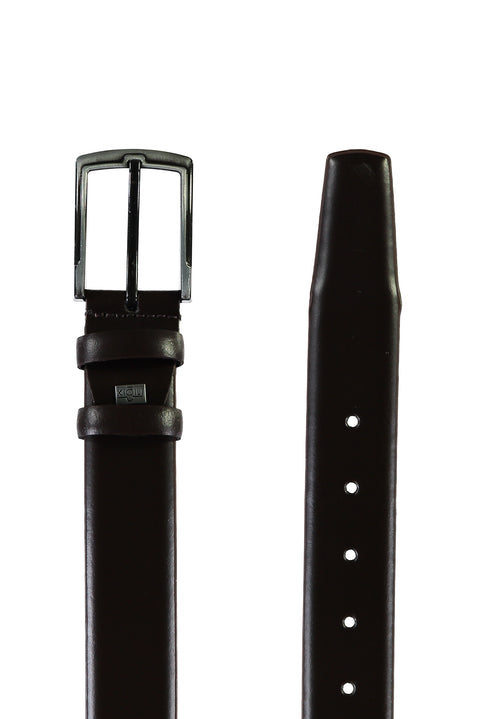 Koyu Kahve Klasik Deri Kemer