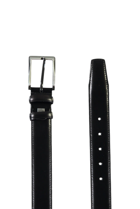 Siyah Düz Deri Kemer