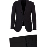 Siyah 7 Drop Slim Fit Dar Kesim Antibakteriyel Takım Elbise