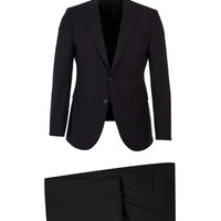 Siyah Slim Fit Dar Kesim Antibakteriyel Takım Elbise