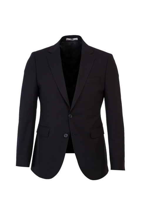 Siyah 7 Drop Slim Fit Dar Kesim Antibakteriyel Takım Elbise