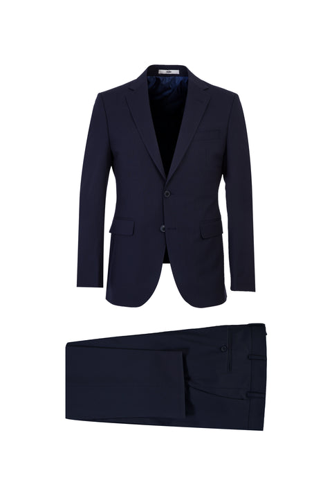 Dark Navy 6 Drop Regular Fit Standard Cut Antibacterial Suit