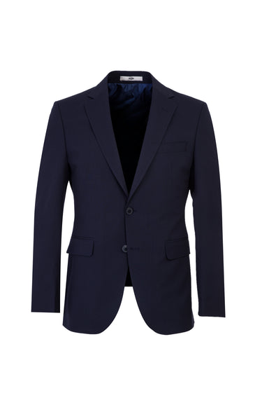 Koyu Lacivert Slim Fit Dar Kesim Antibakteriyel Takım Elbise