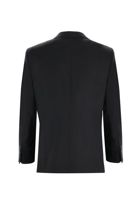 Siyah 7 Drop Slim Fit Dar Kesim Takım Elbise