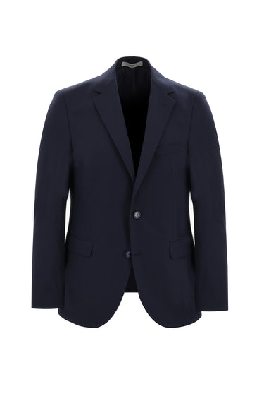 Koyu Lacivert Slim Fit Dar Kesim Klasik Takım Elbise
