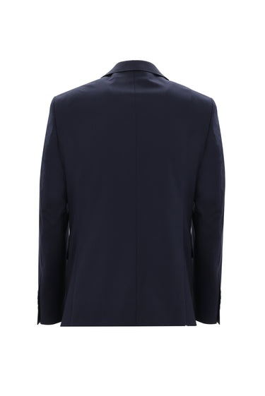 Koyu Lacivert Slim Fit Dar Kesim Klasik Takım Elbise