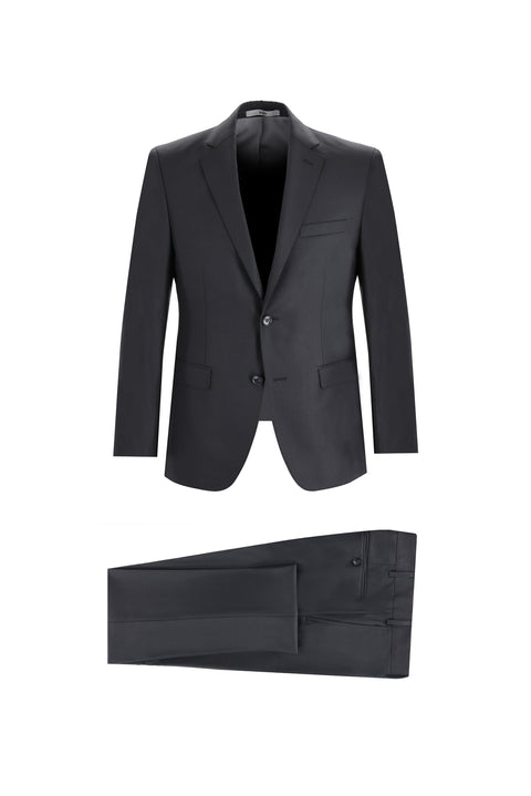 Koyu Füme 7 Drop Slim Fit Dar Kesim Takım Elbise