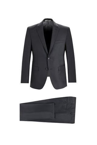  Koyu Füme 7 Drop Slim Fit Dar Kesim Takım Elbise