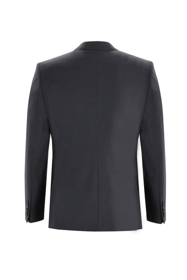 Koyu Füme Slim Fit Dar Kesim Klasik Takım Elbise