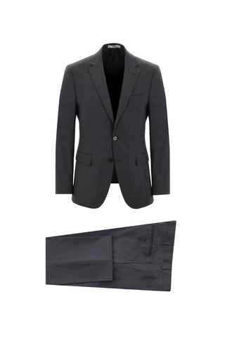  Koyu Füme 7 Drop Slim Fit Dar Kesim Tak?m Elbise-Ki??l?