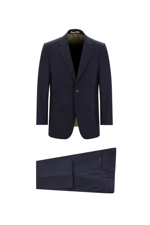 Dark Navy 4-Drop Relaxed Fit Suit