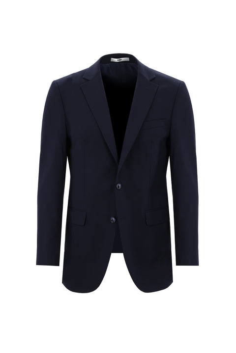 Koyu Lacivert 8 Drop Long Slim Fit Uzun Dar Kesim Takım Elbise