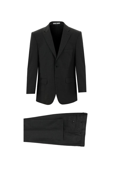 Koyu Füme 4 Drop Relaxed Fit Rahat Kesim Takım Elbise