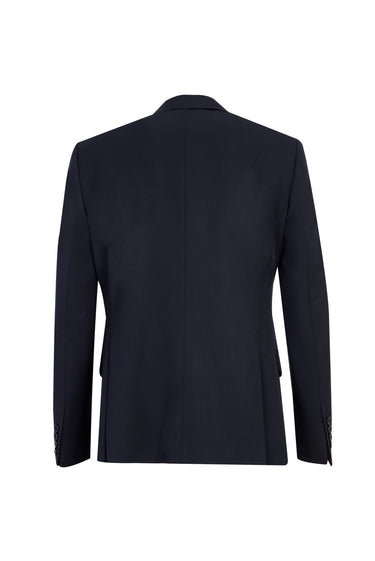 Koyu Lacivert Slim Fit Dar Kesim Yelekli Takım Elbise