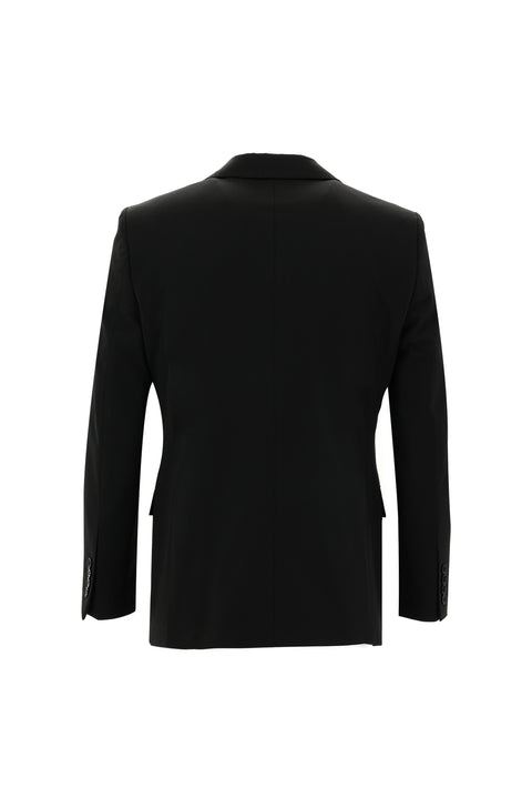 Siyah 6 Drop Regular Fit Standart Kesim Yelekli Takım Elbise