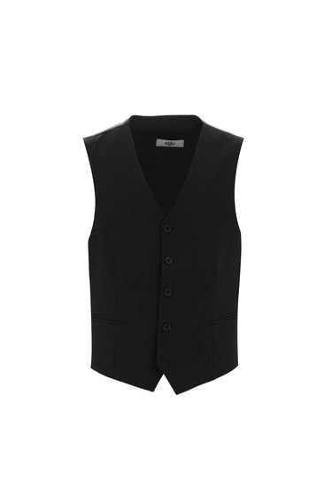 Siyah Regular Fit Yelekli Takım Elbise