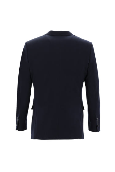 Orta Lacivert Regular Fit Yelekli Takım Elbise