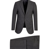 Bulut Gri Slim Fit Dar Kesim Yünlü Takım Elbise