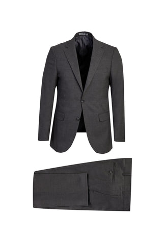  Bulut Gri 7 Drop Slim Fit Dar Kesim Yünlü Takım Elbise