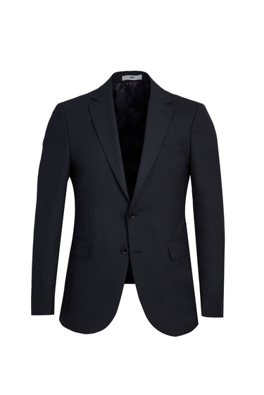 Koyu Lacivert 4 Drop Relaxed Fit Rahat Kesim Yünlü Klasik Takım Elbise