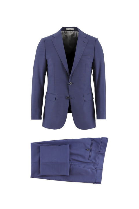 Medium Navy 6 Drop Regular Fit Standard Cut Wool Suit