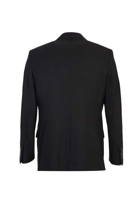 Black 6-Drop Regular Fit Suit with Vest