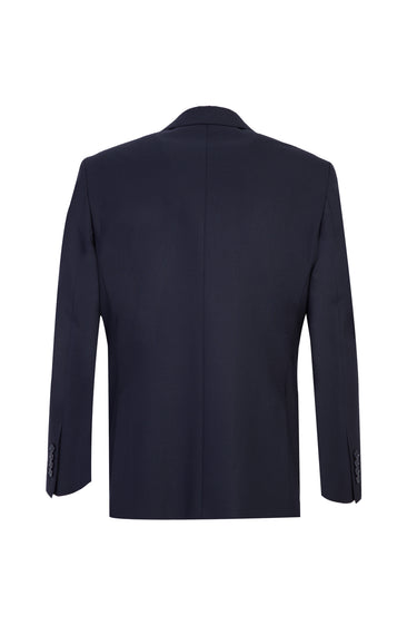 Koyu Lacivert 6 Drop Regular Fit Standart Kesim Yelekli Takım Elbise