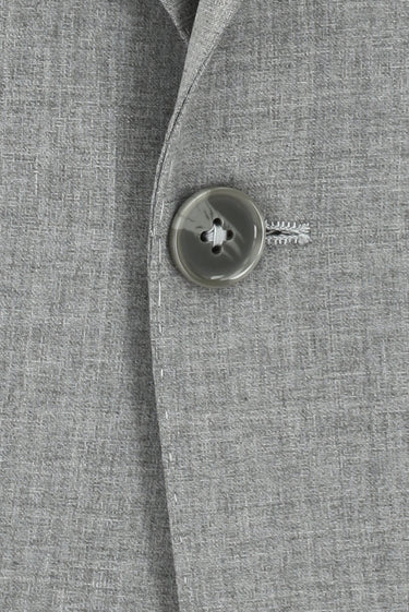 Açık Gri Regular Fit Yünlü Klasik Takım Elbise