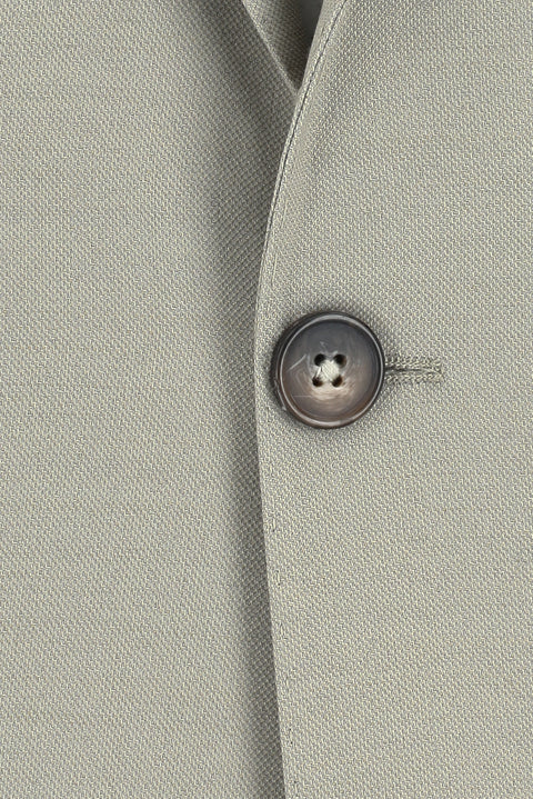 Orta Bej 6 Drop Regular Fit Standart Kesim Yünlü Takım Elbise