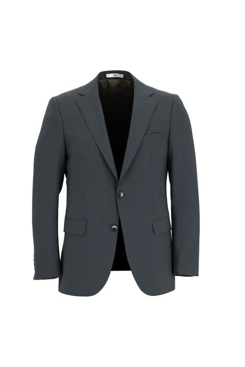 Orta Füme 6 Drop Regular Fit Standart Kesim Yünlü Takım Elbise