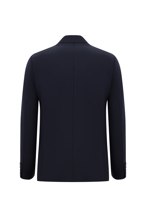 Koyu Lacivert 7 Drop Slim Fit Dar Kesim Takım Elbise