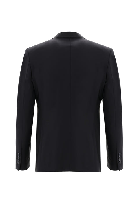 Koyu Lacivert 7 Drop Slim Fit Dar Kesim Yünlü Takım Elbise