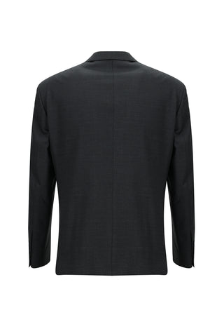  Koyu Füme 4 Drop Relaxed Fit Rahat Kesim Yünlü Takım Elbise