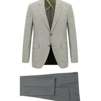 Açık Gri 7 Drop Slim Fit Dar Kesim Kombinli Takım Elbise
