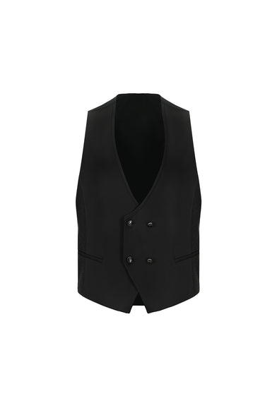  Koyu Bordo Slim Fit Dar Kesim Şal Yaka Yelekli Smokin & Damatlık