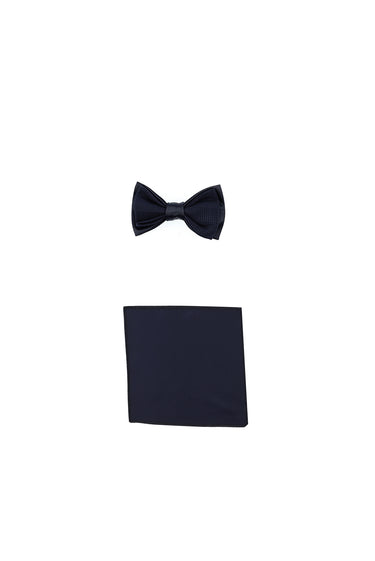 Orta Lacivert Slim Fit Dar Kesim Mono Yaka Yelekli Smokin & Damatlık