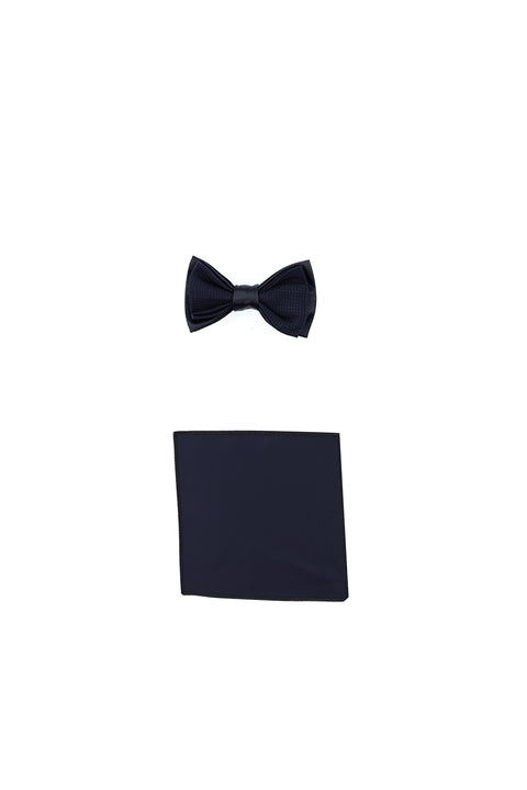 Orta Lacivert 7 Drop Slim Fit Dar Kesim Mono Yaka Yelekli Smokin & Damatlık