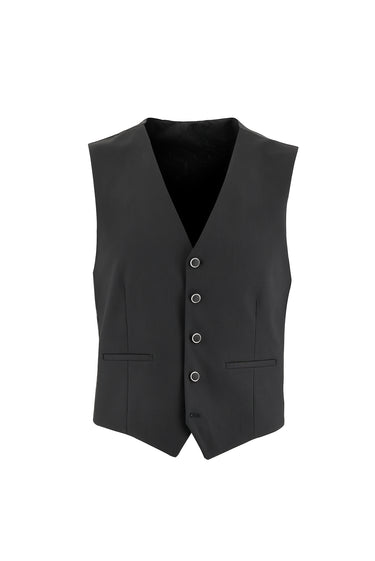 Siyah Slim Fit Dar Kesim Sivri Yaka Yelekli Smokin / Damatlık