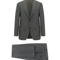 Marengo 4 Drop Relaxed Fit Rahat Kesim Yünlü Desenli Takım Elbise