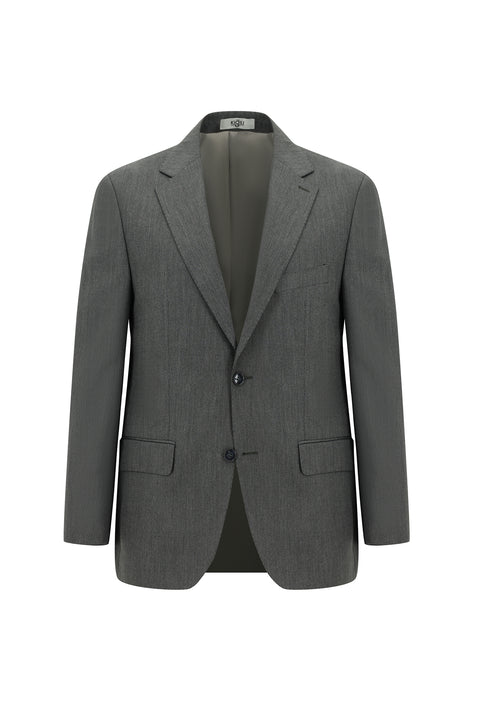 Marengo 4 Drop Relaxed Fit Rahat Kesim Yünlü Desenli Takım Elbise