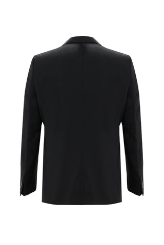  Siyah 6 Drop Regular Fit Standart Kesim Yünlü Takım Elbise