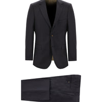 Koyu Kahve Kuşgözü Klasik Takım Elbise