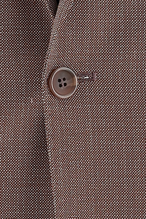Kiremit 7 Drop Slim Fit Dar Kesim Desenli Takım Elbise