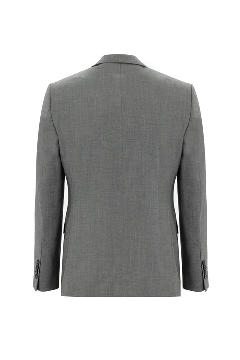 Açık Gri 6 Drop Regular Fit Standart Kesim Kuşgözü Takım Elbise