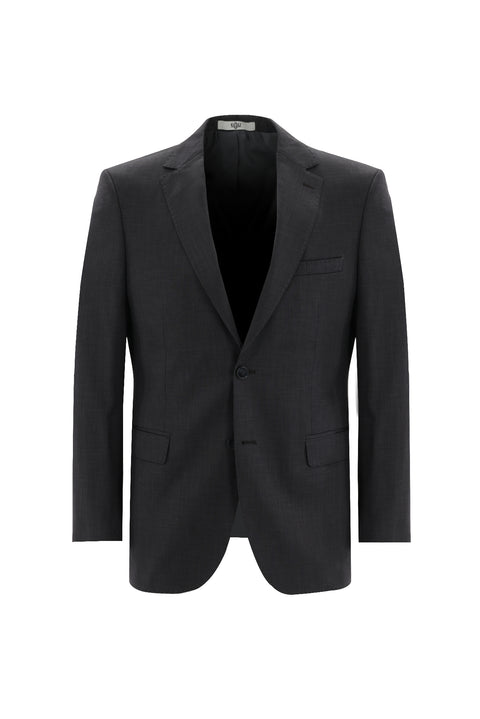 Koyu Kahve 6 Drop Regular Fit Standart Kesim Kuşgözü Takım Elbise